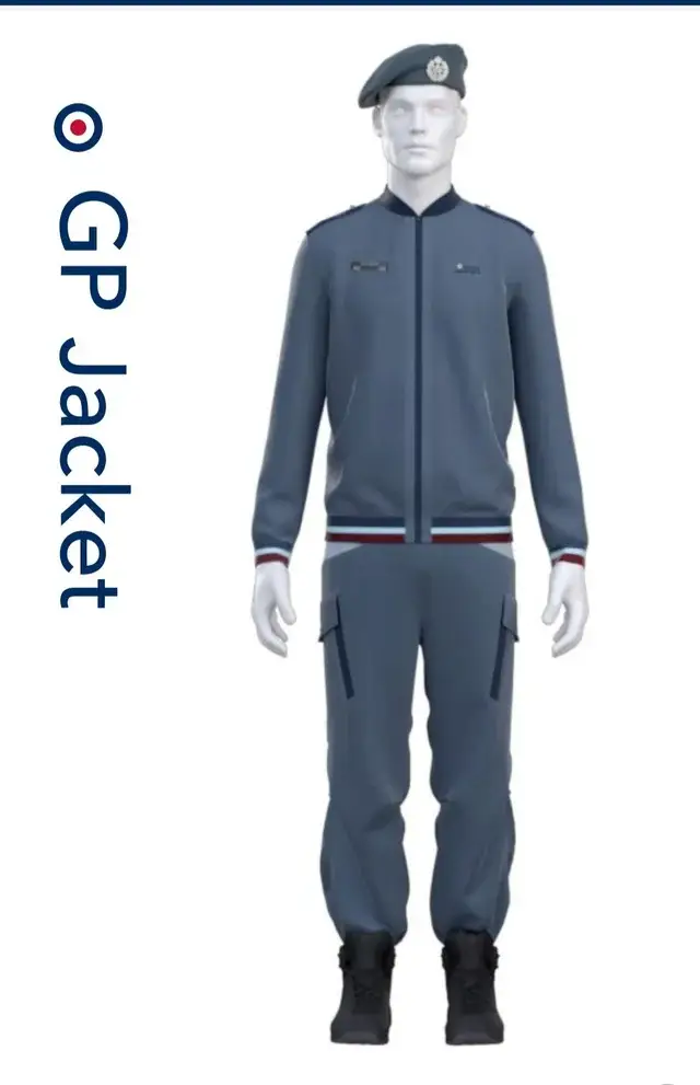 <em>The proposed GP jacket with the utility uniform (MOD)</em>