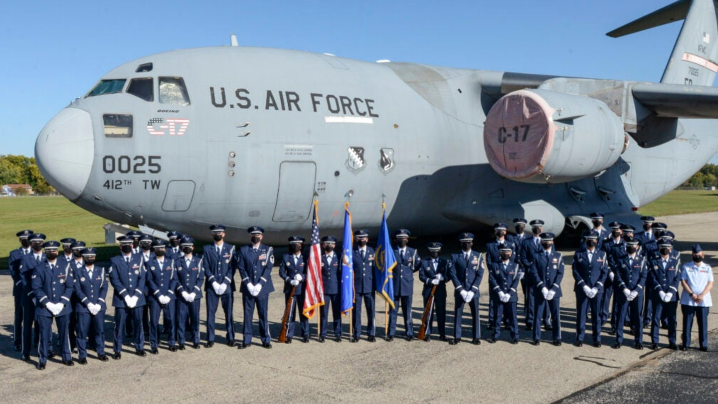 This Air Force Honor Guard traveled a record-breaking 1 million miles in 2021