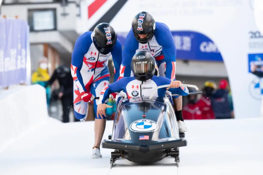 <em>Team USA competes in the men's 4-Bob World Cup in Switzerland (U.S. Army)</em>