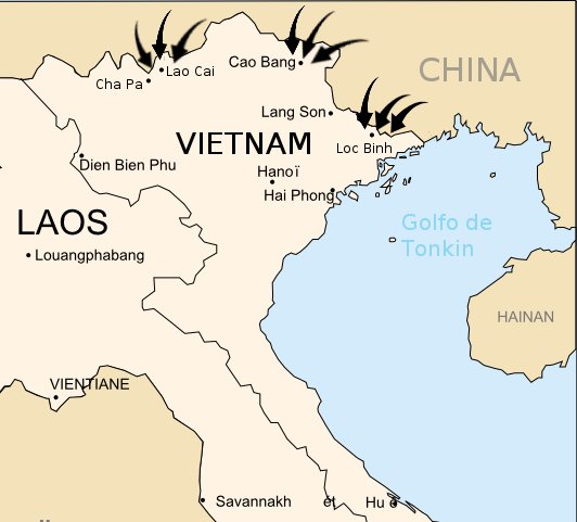 vietnam china war map