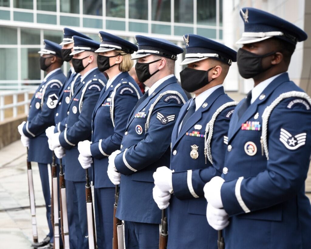 This Air Force Honor Guard traveled a record-breaking 1 million miles in 2021