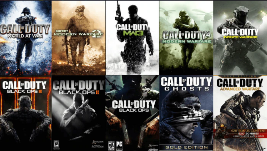 Top 5 military video game series
