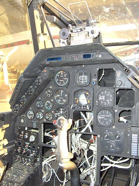 AH-1P rear cockpit (restoration)