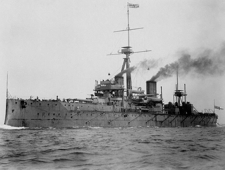 This is what was so revolutionary of the HMS Dreadnought