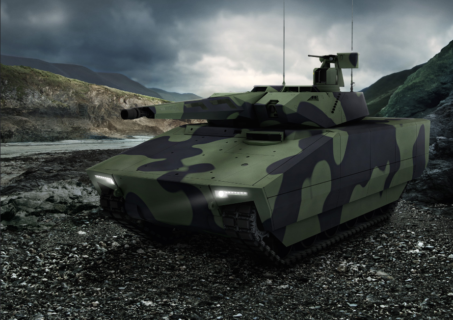 <em>The digital render of the OMFV Lynx is similar to physical versions of the IFV (American Rheinmetall Vehicles)</em>