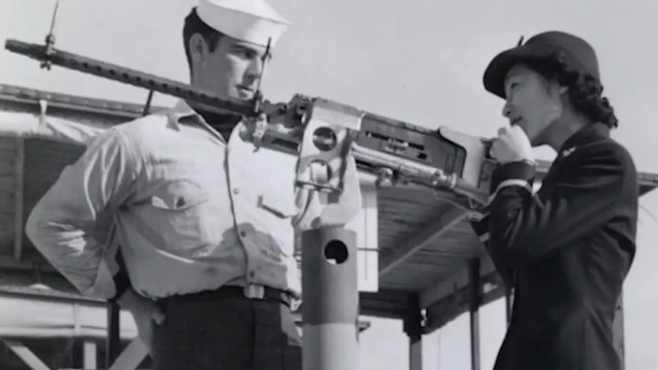 The first Asian American woman to join the Navy became the first female gunnery officer