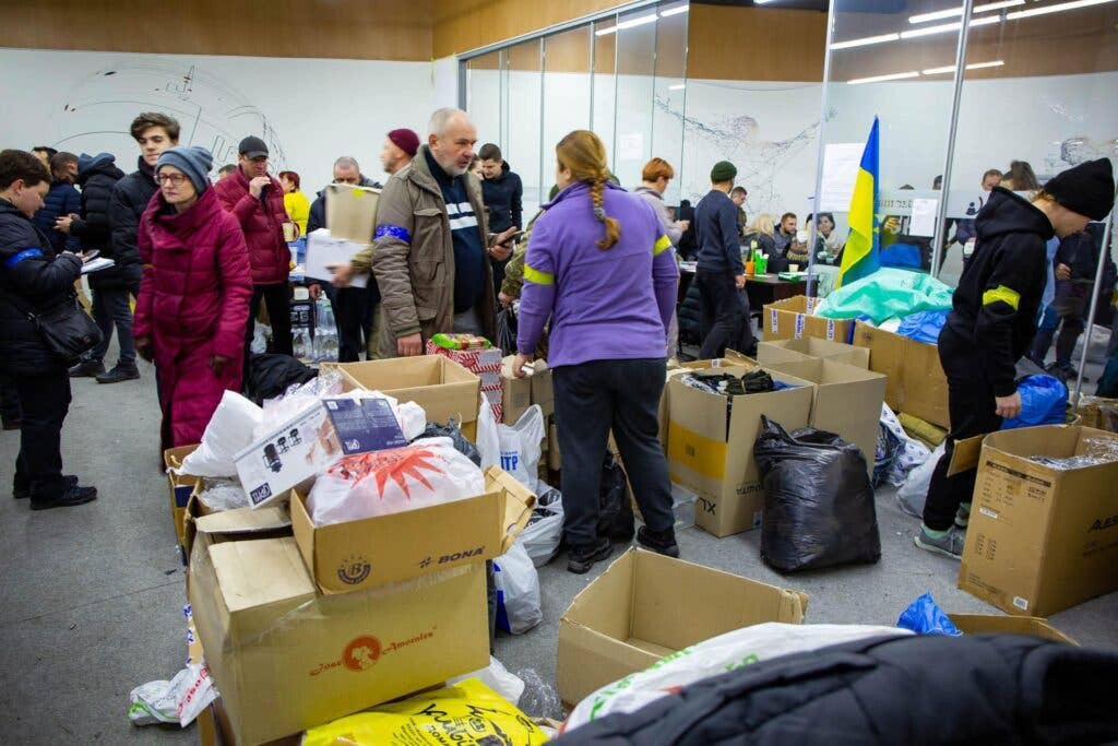 <em>TAPS Ukraine is providing vital supplies and services to IDPs in and around Dnipro (TAPS Ukraine)</em>
