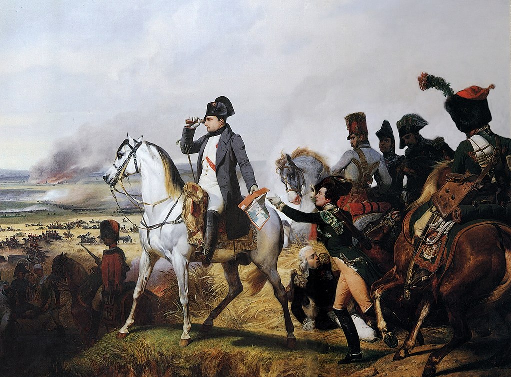 Painting of Napoleon by Horace Vernet.