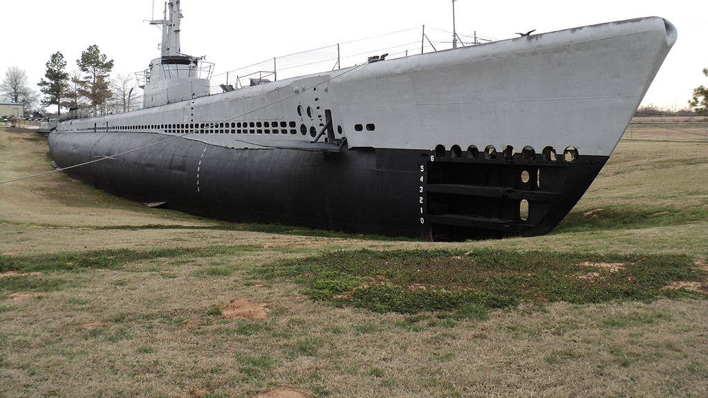 USS Batfish (SS-310), at Muskogee, Oklahoma.