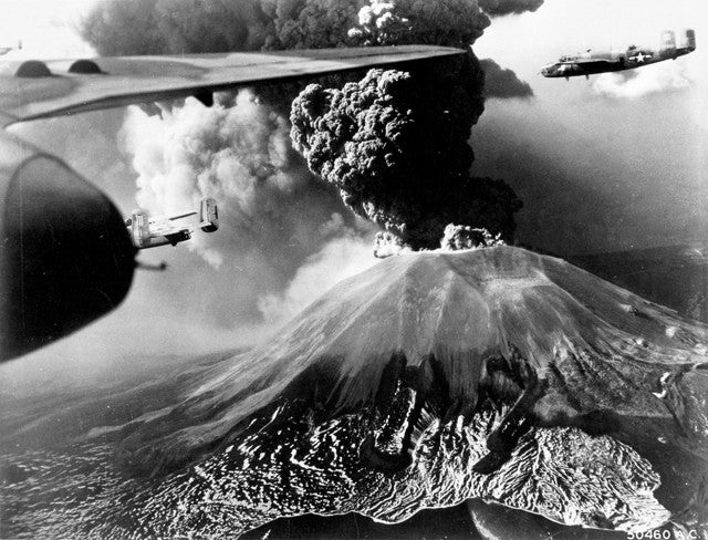 The time Mount Vesuvius took out dozens of US bombers during WWII