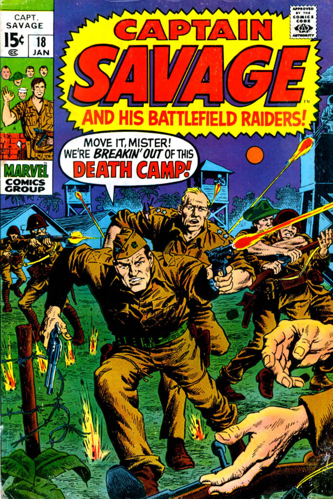 captain savage military comics