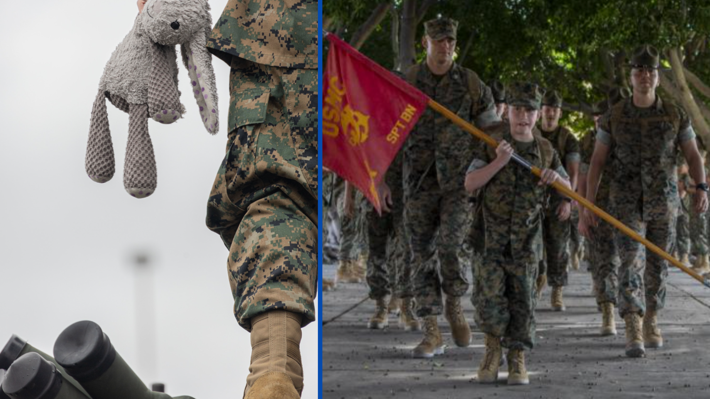 How this child with a heart condition became a Marine for a day