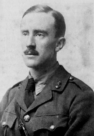 Tolkien in 1916. Photo courtesy of wikipedia.org.