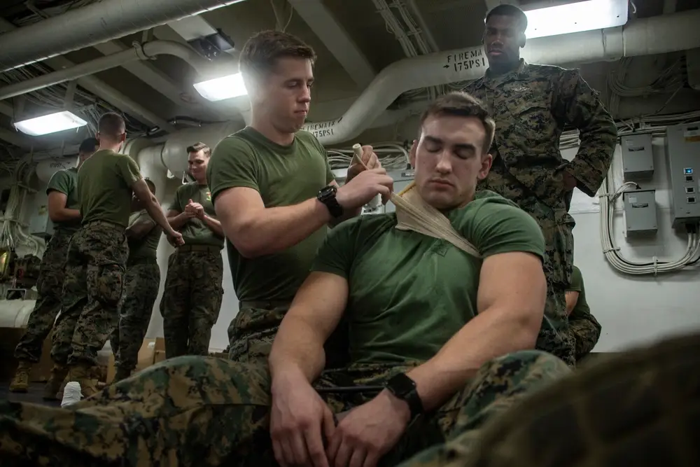 navy corpsmen and army medics have tough job training