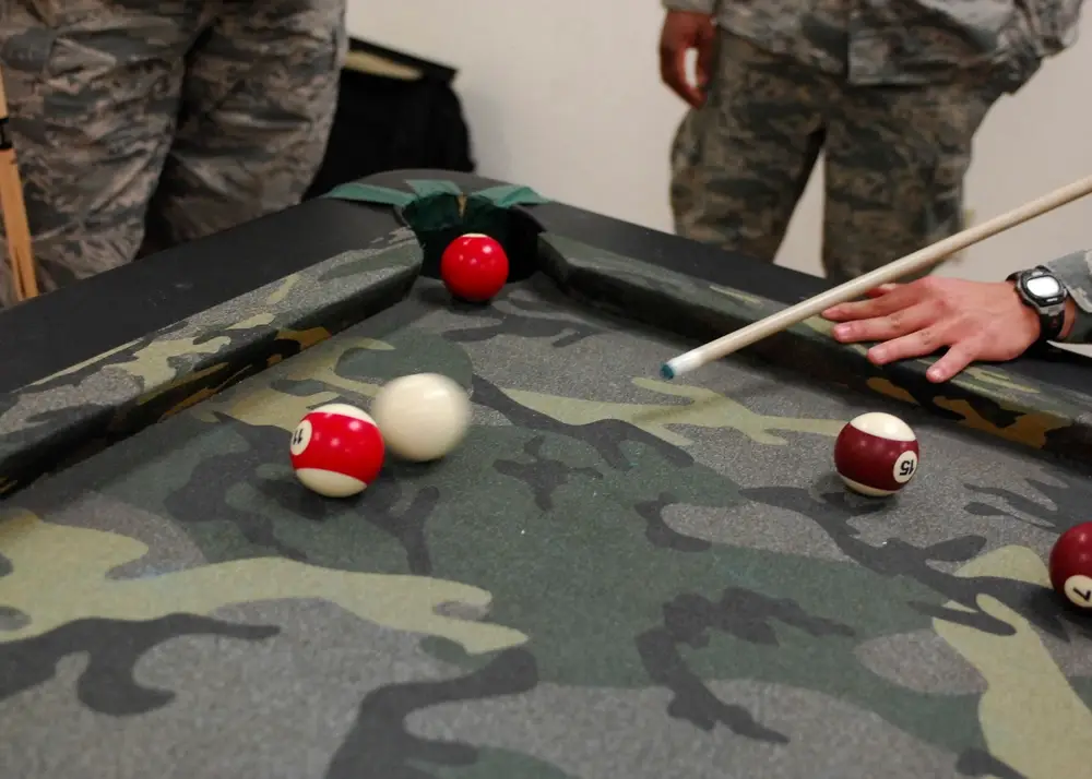 playing pool what is skating in the military