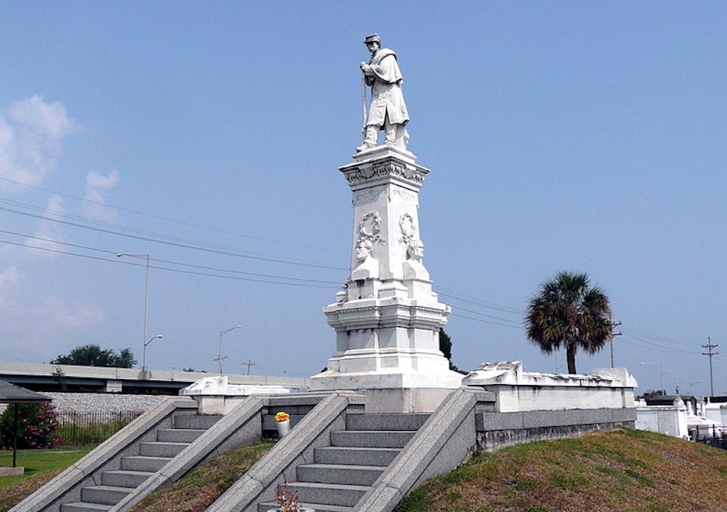 A Confederate Monument in which William Mumford is buried at Greenwood Cemetery, New Orleans.