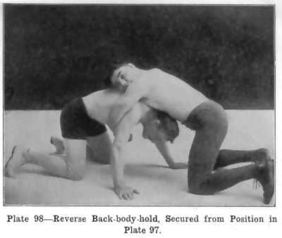 Catch-as-catch-can wrestling. (Martin Burns and the Farmer Burns School of Wrestling; scans by Gordon Anderson)
