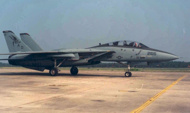 That time federal agents seized four F-14 Tomcat fighter jets