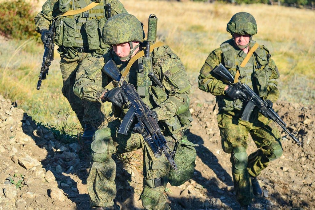 Members of the 56th Guards Air Assault Brigade of the Russian Airborne Forces (2018)