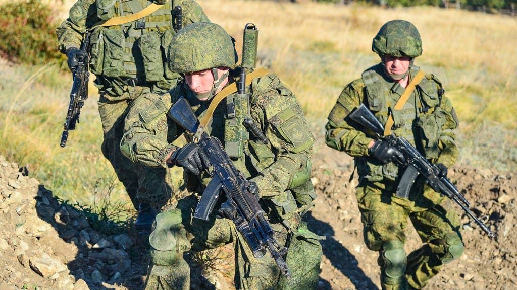 Members of the 56th Guards Air Assault Brigade of the Russian Airborne Forces (2018)