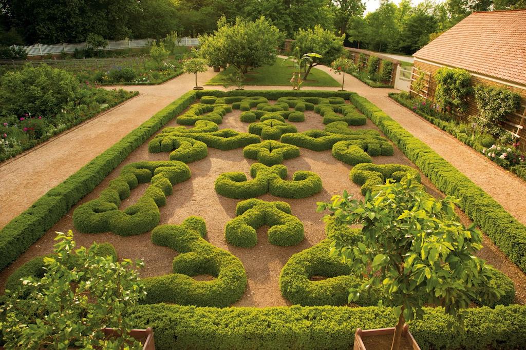 One of the four garden's at Mount Vernon. (Photo courtesy of mountvernon.org)