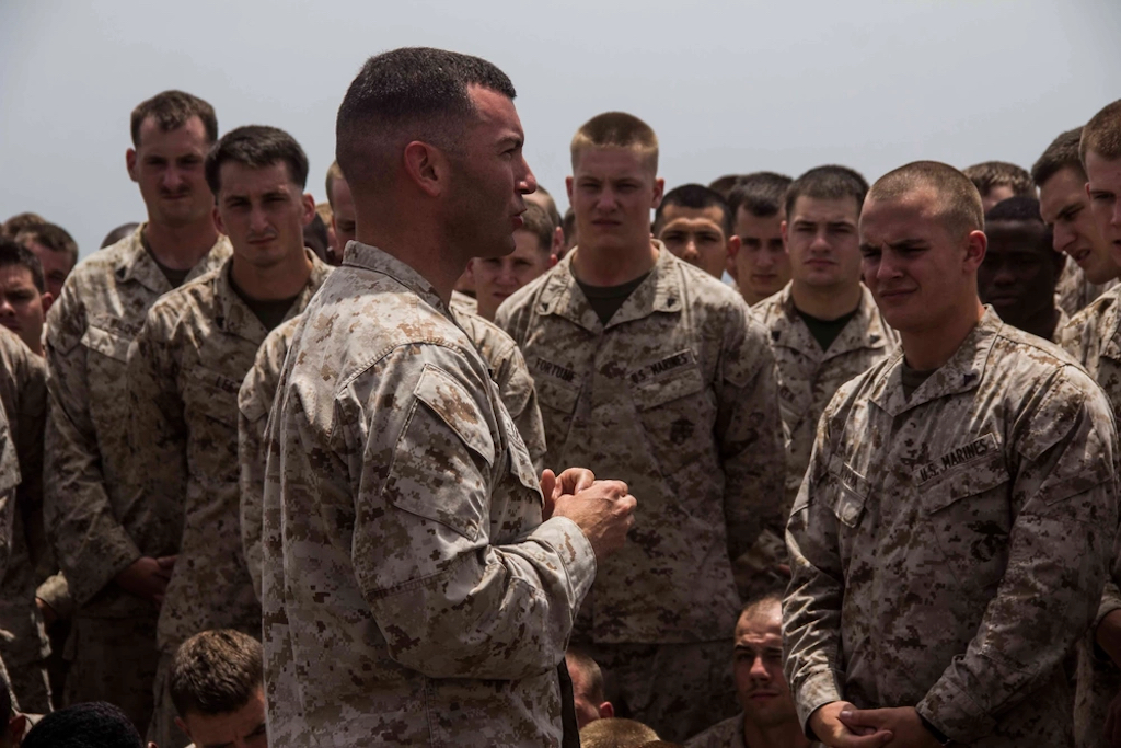 The libo brief in action. (U.S. Marine Corps photo by Cpl. Michael S. Lockett/Released)