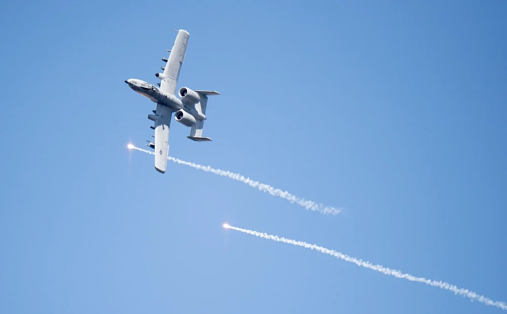 Why flares are the first line of defense for military aircraft in flight