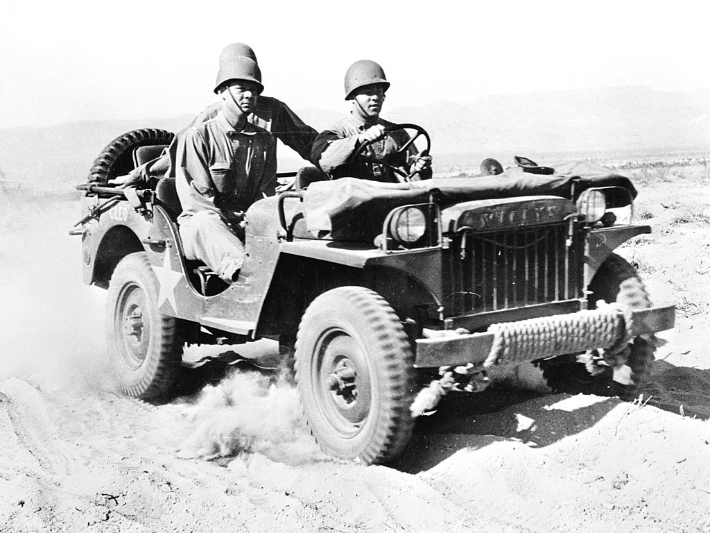 A U.S. Army Willys MA jeep at the Desert Training Center, Indio, California (USA), in June 1942. (U.S. Army Signal Corps)