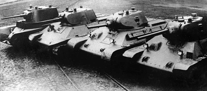 russian tanks in 1941