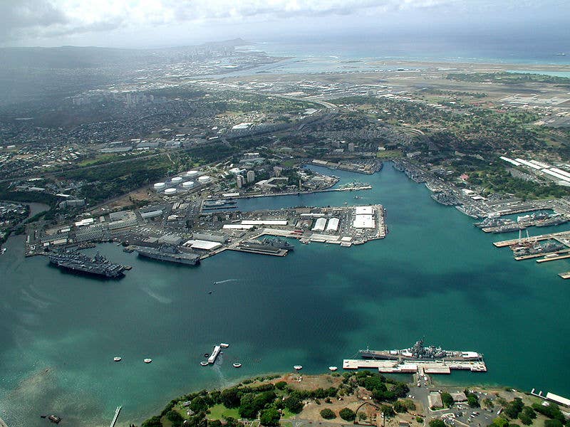 Pearl Harbor, Hawaii (June 30, 2004) - Ships from seven participating nations sit pier side at Pearl Harbor, Hawaii, awaiting the start of exercise Rim of the Pacific (RIMPAC) 2004. RIMPAC is the largest international maritime exercise in the waters around the Hawaiian Islands. This years exercise includes seven participating nations; Australia, Canada, Chile, Japan, South Korea, the United Kingdom and the United States. RIMPAC is intended to enhance the tactical proficiency of participating units in a wide array of combined operations at sea, while enhancing stability in the Pacific Rim region. U. S. Navy photo by Photographer's Mate 2nd Class (NAC) John T. Parker (RELEASED)