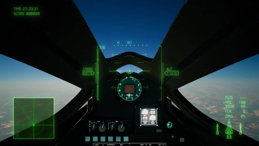 <em>The in-game Darkstar includes the analog speed dial from the film, but not the digital display (Bandai Namco)</em>