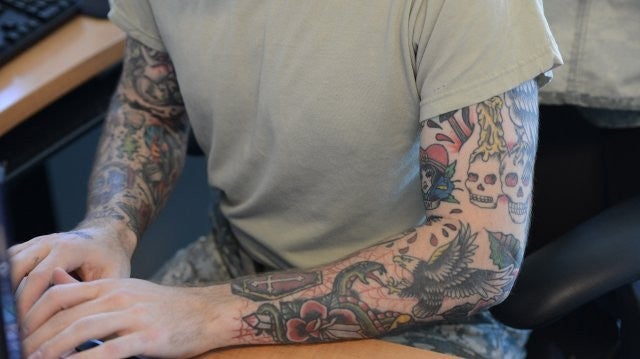 The Army just relaxed its tattoo policy