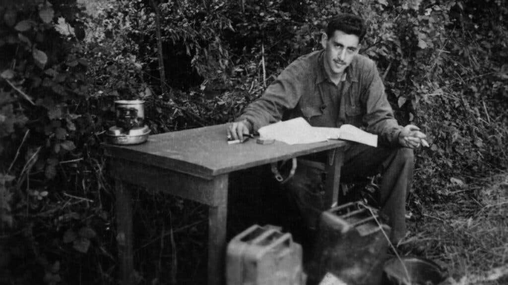 Salinger during World War II. Photo courtesy of pbs.org.