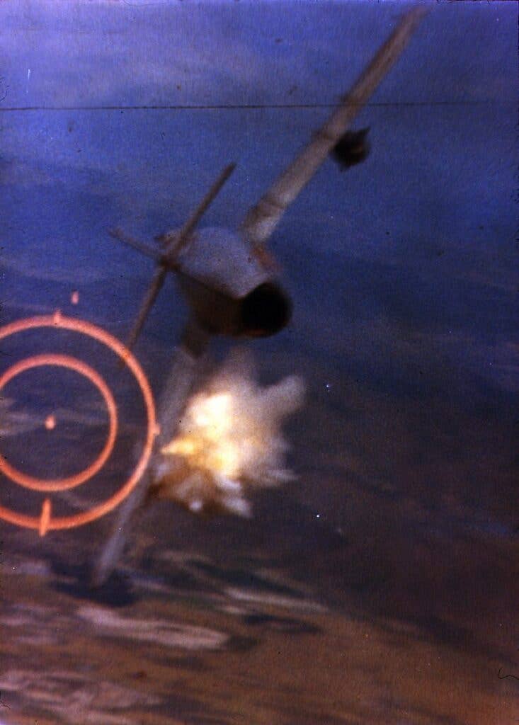 <em>The smaller and more agile MiG-17 was a dangerous opponent over Vietnam (U.S. Air Force)</em>