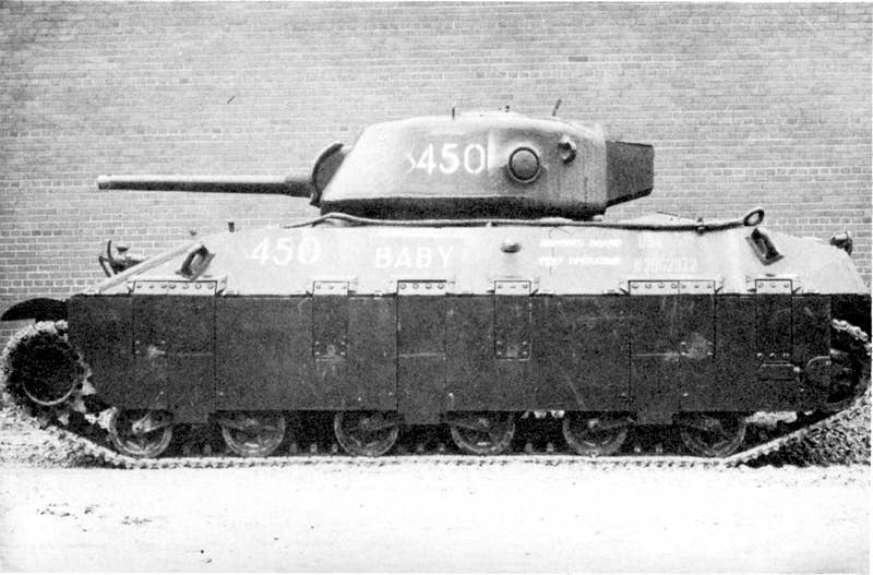 <em>The T14 looked like an up-armored Sherman (U.S. Army)</em>