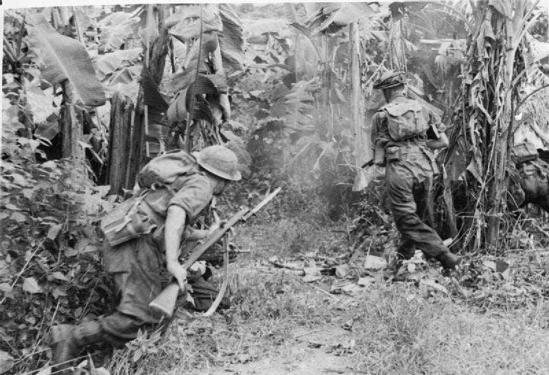 British troops in Burma, 1944.