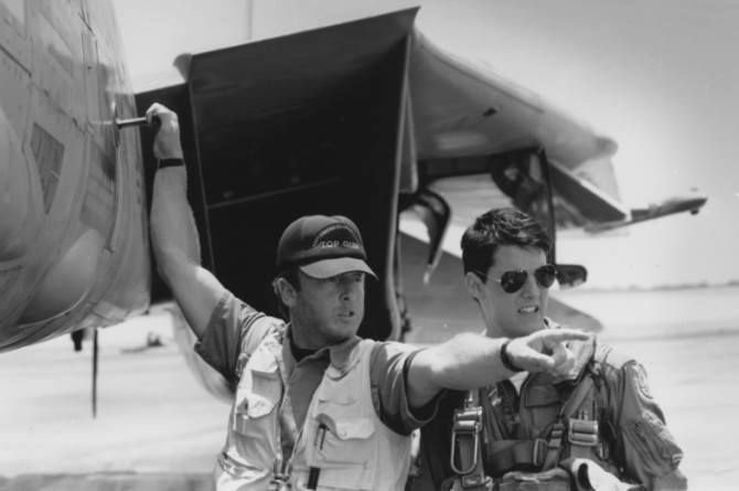 <em>Scott carried over the visuals and tone of the Saab commercial to </em>Top Gun<em> (Paramount Pictures)</em>