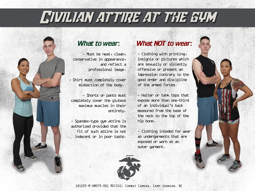 Why proper civilian attire is still enforced on active duty