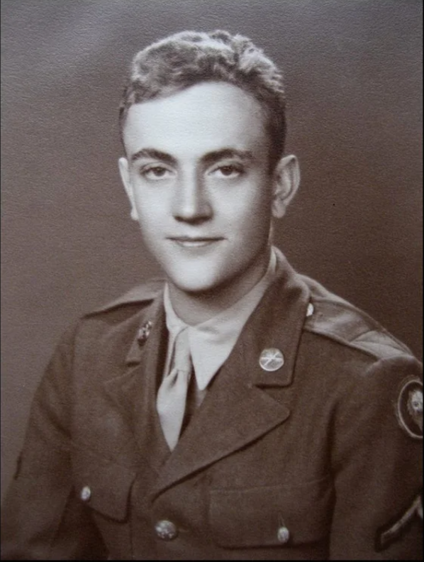Vonnegut during his military service. Photo courtesy of reddit.com.