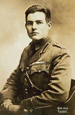 Hemingway was an ambulance driver for the Red Cross during World War I. Photo courtesy of archives.gov.