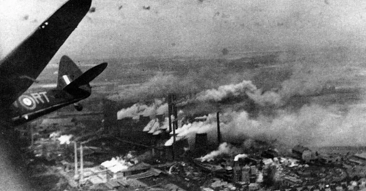 bombing raid