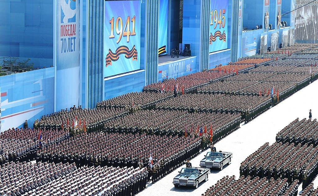 Russian troops at the 2015 Moscow Victory Day parade. (Wikipedia)
