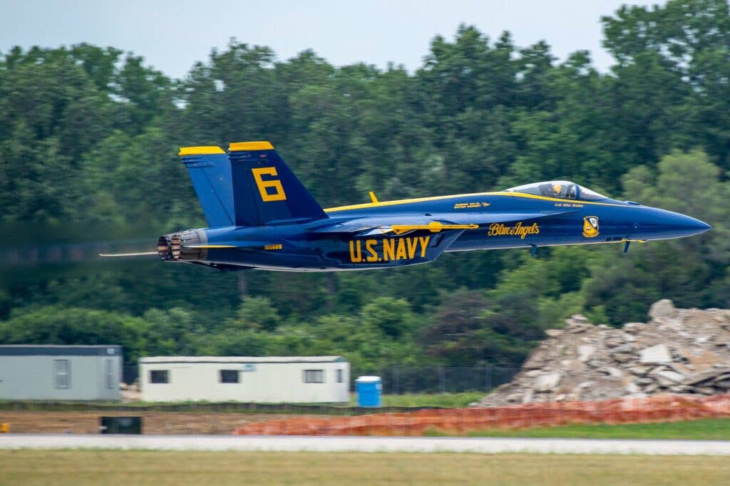 <em>Only the best Navy and Marine Corps aviators get to fly for the Blue Angels (U.S. Navy)</em>