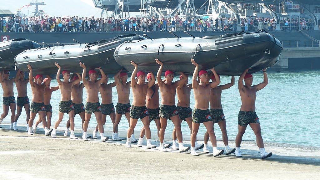 Republic of China Marine Corps <a href="https://en.wikipedia.org/wiki/Amphibious_Reconnaissance_and_Patrol_Unit">Amphibious Reconnaissance and Patrol Unit</a>.