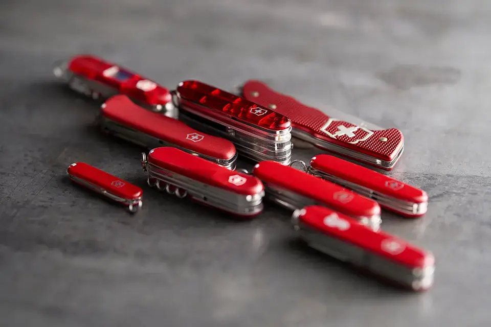 <em>There are around 400 different models and variations of the original Swiss Army Knife (Victorinox)</em>