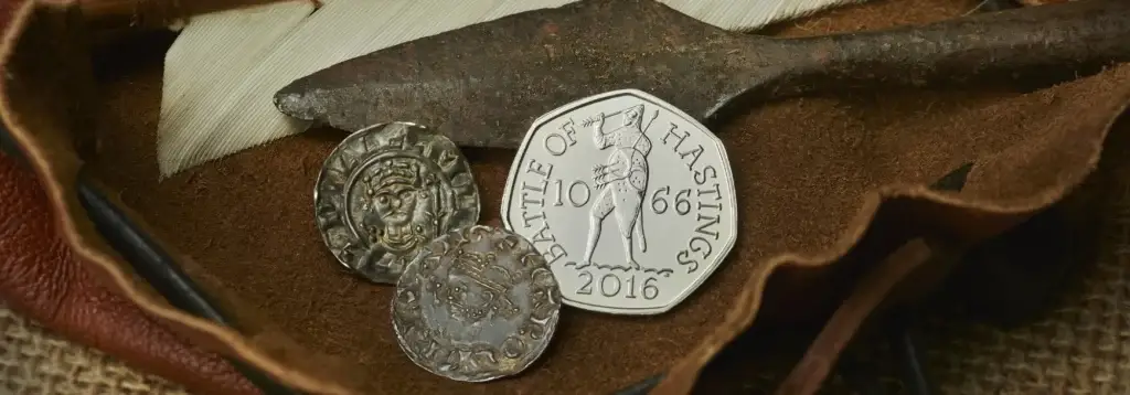 Battle of Hastings commemorative coin. (RoyalMint.com)
