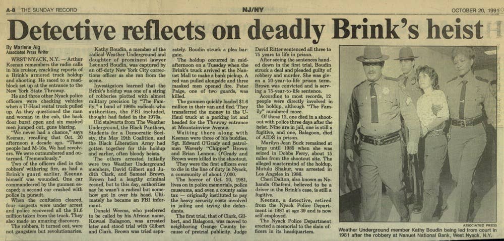 Article clipping from the incident. (Photo courtesy of voicescenter.org)