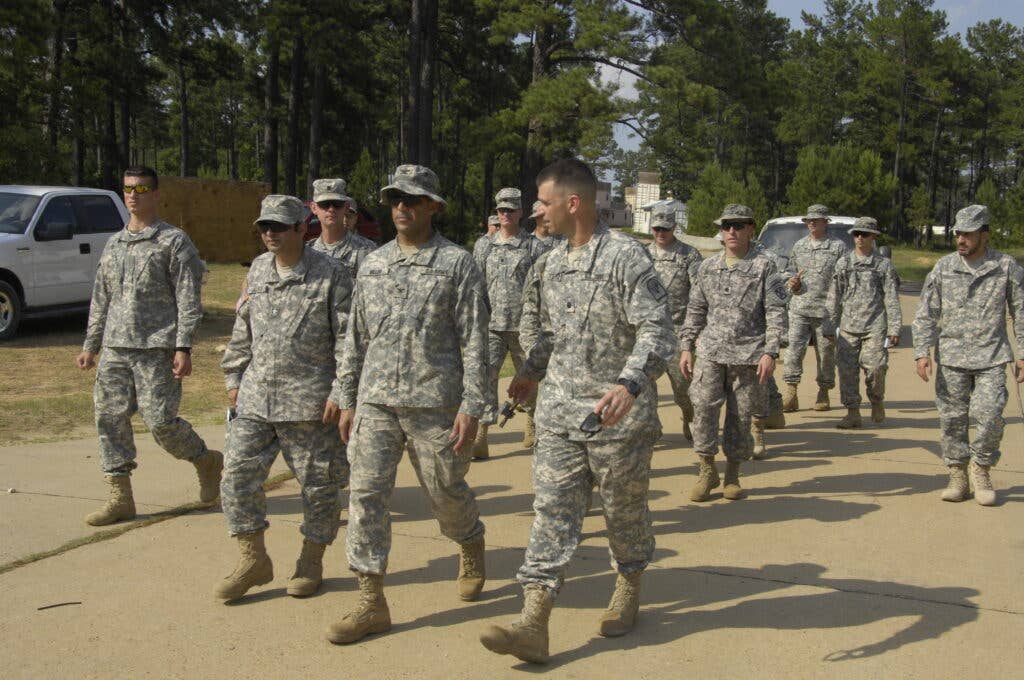 soldiers at fort polk