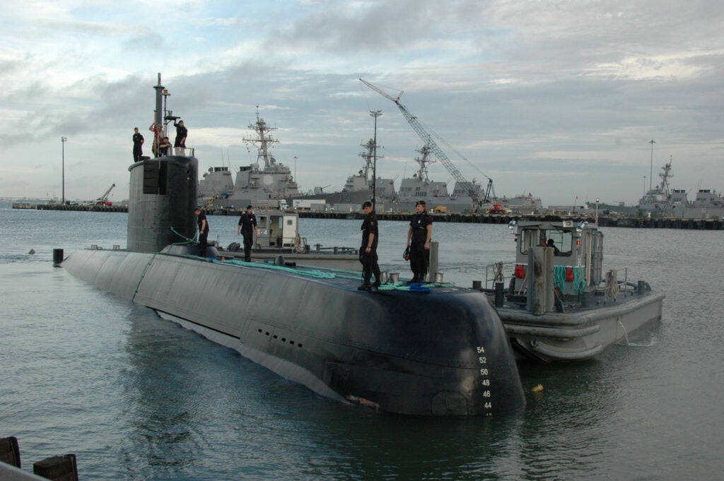 Submarine at Naval Station Norfolk