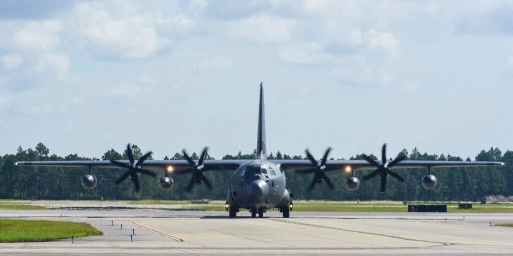 HC-130J at Tyndall Air Force Base